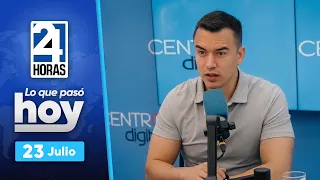President Daniel Noboa backs Cynthia Viteri | July 23, 2026 | What happened today