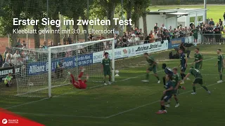Erster Sieg im zweiten Test: Kleeblatt gewinnt mit 3:0 in Eltersdorf
