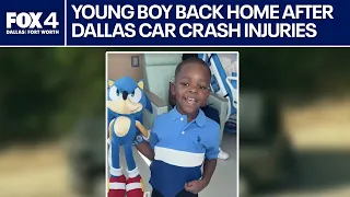 Young boy back home after major Pleasant Grove crash