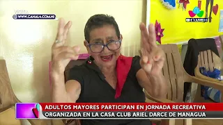 Adultos mayores en Managua: Jornada recreativa en Casa Club Ariel Darce 👴👵