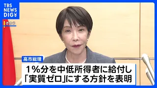 Prime Minister Takaichi Announces 1% Food Consumption Tax Rate for 2 Years Starting Next April; O...