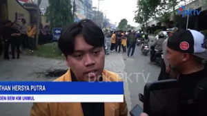 Ratusan Mahasiswa Geruduk Polresta Samarinda