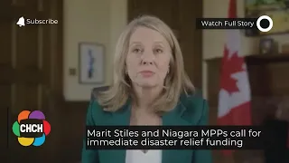 Marit Stiles and Niagara MPPs call for immediate disaster relief funding