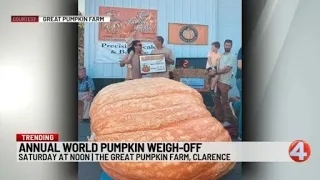 The Great Pumpkin Farm to host annual World Pumpkin Weigh-Off