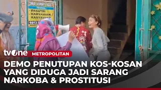 Diduga jadi Sarang Prostitusi, Warga Geruduk Indekos | Metropolitan