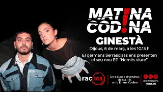 🎤 Ginestà presenta "Només viure" al Matina Codina de RAC105 | Entrevista completa