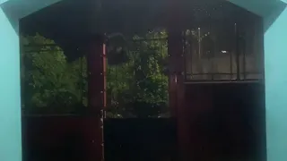 Fuertes lluvias a la altura del Lago de Yojoa