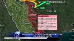 Four foreign drones flew over Moldova in a single night