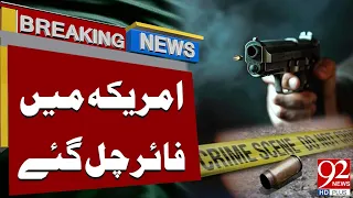 Shooting in the US Sparks Major Police Response | Breaking News | 92NewsHD