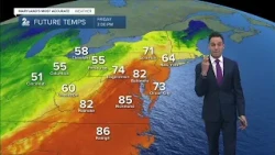Maryland's Most Accurate: Strong storms on Friday, along with gusty winds