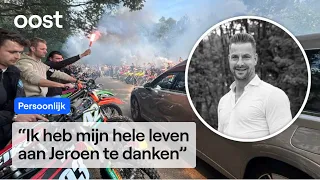 His 'cross family' pays a final tribute to Jeroen (34) | RTV Oost
