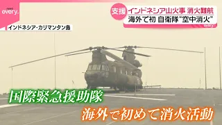 【インドネシア山火事】自衛隊が海外で初“空中消火”  “東京都”面積が焼失