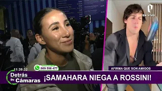 Samahara Lobatón rules out a relationship with Renato Rossini Jr.: "We have nothing beyond a frie...