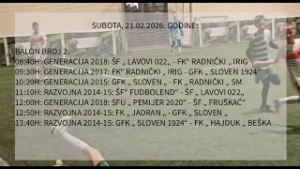 Raspored utakmica 14. vikenda LBŠ u Rumi (subota)