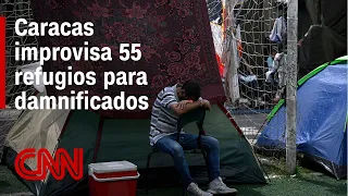 Terremotos en Venezuela: damnificados son alojados en carpas en 55 refugios improvisados