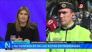 Winter break has begun: traffic enforcement intensified on Entre Ríos highways