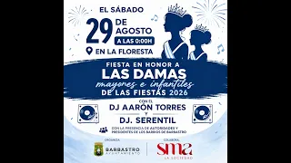In La Floresta, a party in honor of the Senior and Junior Ladies of the 2026 Festivals