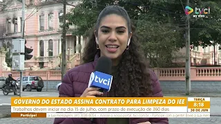 GOVERNO DO ESTADO ASSINA CONTRATO PARA LIMPEZA DO IEE