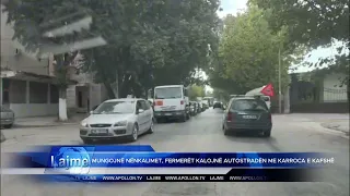 Mungojnë nënkalimet, fermerët kalojnë autostradën me karroca e kafshe
