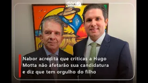 Nabor acredita que críticas a Hugo Motta não afetarão sua candidatura e diz ter "orgulho" do filho