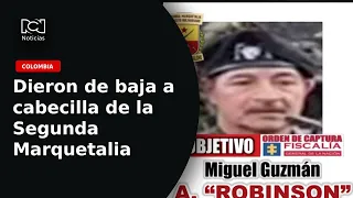 Dieron de baja en Huila a alias Robinson, peligroso cabecilla de la Segunda Marquetalia