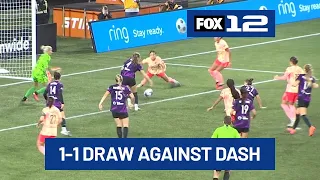 Portland Thorns salvage 1-1 draw against Houston Dash at Providence Park