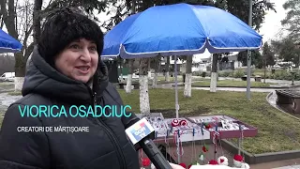 Parcul central din Soroca s a umplut de mărțișoare