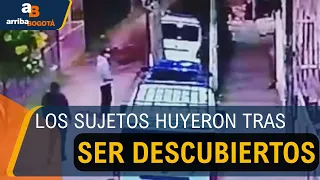 Delincuentes intentaron robar un vehículo en Engativá: quedaron grabados | CityTv