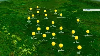 Vremenska prognoza 29. jul 2026.