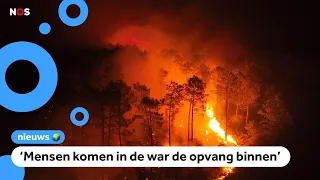 Much nature burned in Spain and France, huge firefighting aircraft deployed