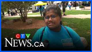 International students express gratitude for their spot at a Canadian school