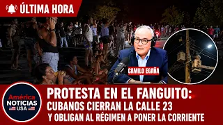 PROTESTA EN EL FANGUITO: Cubanos cierran la calle 23 y obligan al régimen a poner la corriente