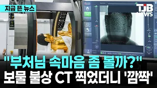 "부처님 속마음 좀 볼까?"보물 불상 CT 찍었더니 '깜짝'｜ TJB 대전·세종·충남뉴스