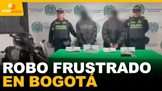 Intentaron escapar en motocicleta pero el plan candado los alcanzó en Bogotá | CityTv | ArribaBogotá