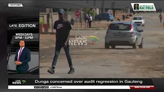 Gauteng Finance | MEC Dunga raises alarm over decline in Gauteng municipal audits