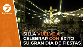 Silla celebra su fin de fiestas con sus tradicionales Porrots y la procesión al Santísimo Cristo