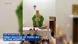 Vatican releases images of Pope Leo XIV celebrating Mass post surgery
