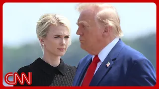 Natalie Harp once rode in the trunk of an SUV to join Trump at court