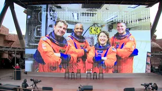Artemis II astronauts visit Red Rocks