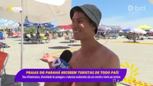 PRAIAS DO PARANÁ RECEBEM TURISTAS DE TODO PAÍS