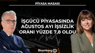 Piyasa Masası - İşgücü Piyasasında Ağustos Ayı İşsizlik Oranı Yüzde 7,8 Oldu | 30 Eylül 2026
