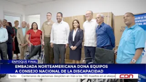 Embajada Norteamericana dona equipos a Consejo Nacional de la Discapacidad