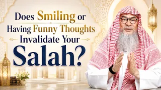 Does Smiling or Having Funny Thoughts Invalidate Your Salah | Sheikh Assim Al Hakeem #hudatv