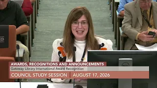City Council Meeting - 8/17/2026