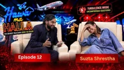 Suzta's crazy flight  | HAWA MA HALLA | SUJATA SHRESTHA | IMAGE TV