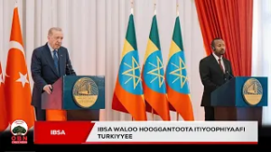 Ibsa waloo Hooggantoota Itiyoophiyaafi Turkiyyee