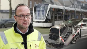 22 ulykker med letbanen - særligt to steder volder problemer