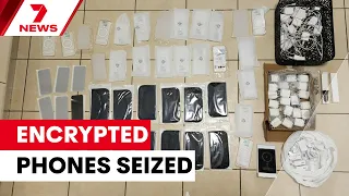 NSW Police seize encrypted phones across Sydney in gang crime crackdown | 7NEWS