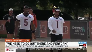 Day one of Bengals training camp