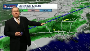 Warm afternoons with increasing weekend rain chances